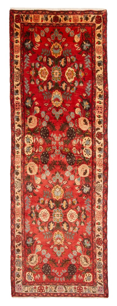 2'9" x 9'2" Vintage Hand-knotted Runner Rug Traditional Oriental Wool Carpet
