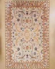 Antique Donegal | 9’6 x 14’5 Hand-Knotted Wool Rug | European Oushak Heriz Serap