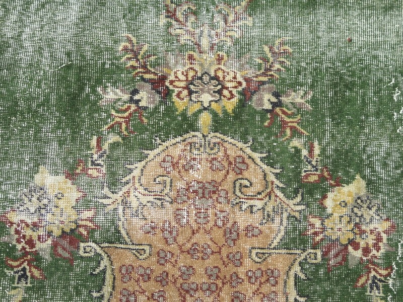 Vintage Rug, Floor Carpet, Distressed Rug Area Rugs Handmade Carpet Rug 80"x116" gallery