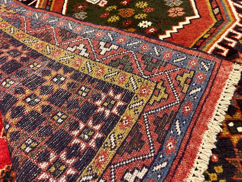 COLLECTRS' ITEM Antique Tribal Natural Vegetable Dye Caucasian Kazak Carpet gallery