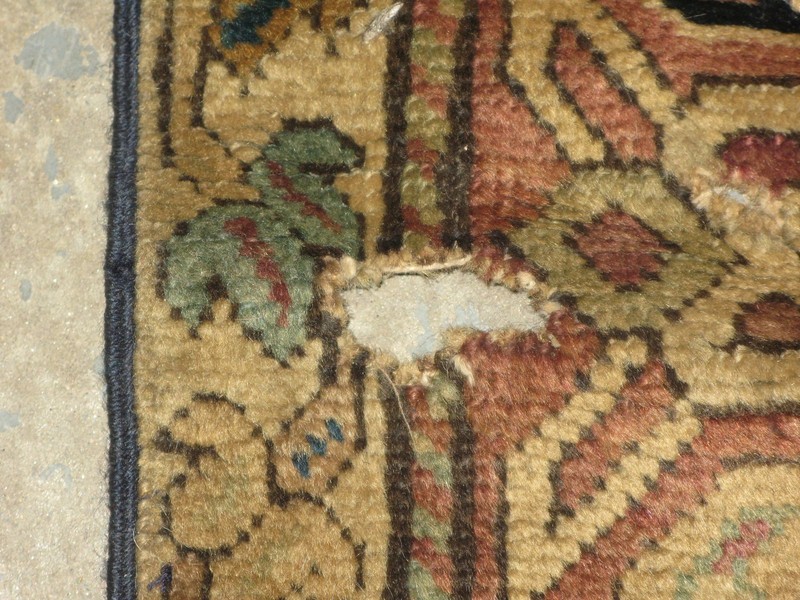 Antique Hand Knotted Wool Russian Caucasian Karabagh Long Rug Runner 3'4x17'5 gallery