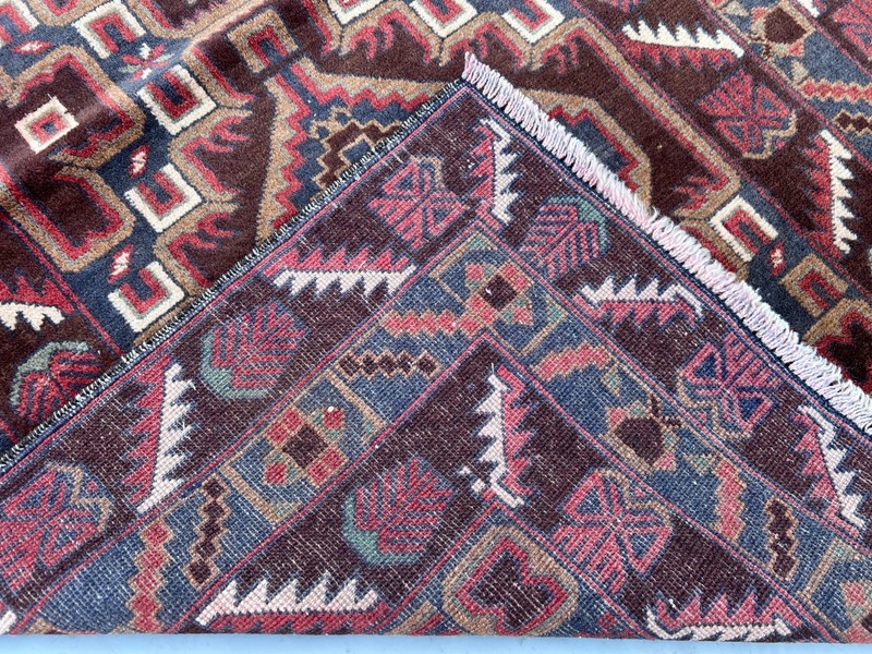 Vintage Nomad Maldari Tribal Belouch Natural Vegetable Dye Latif Khani Carpet gallery