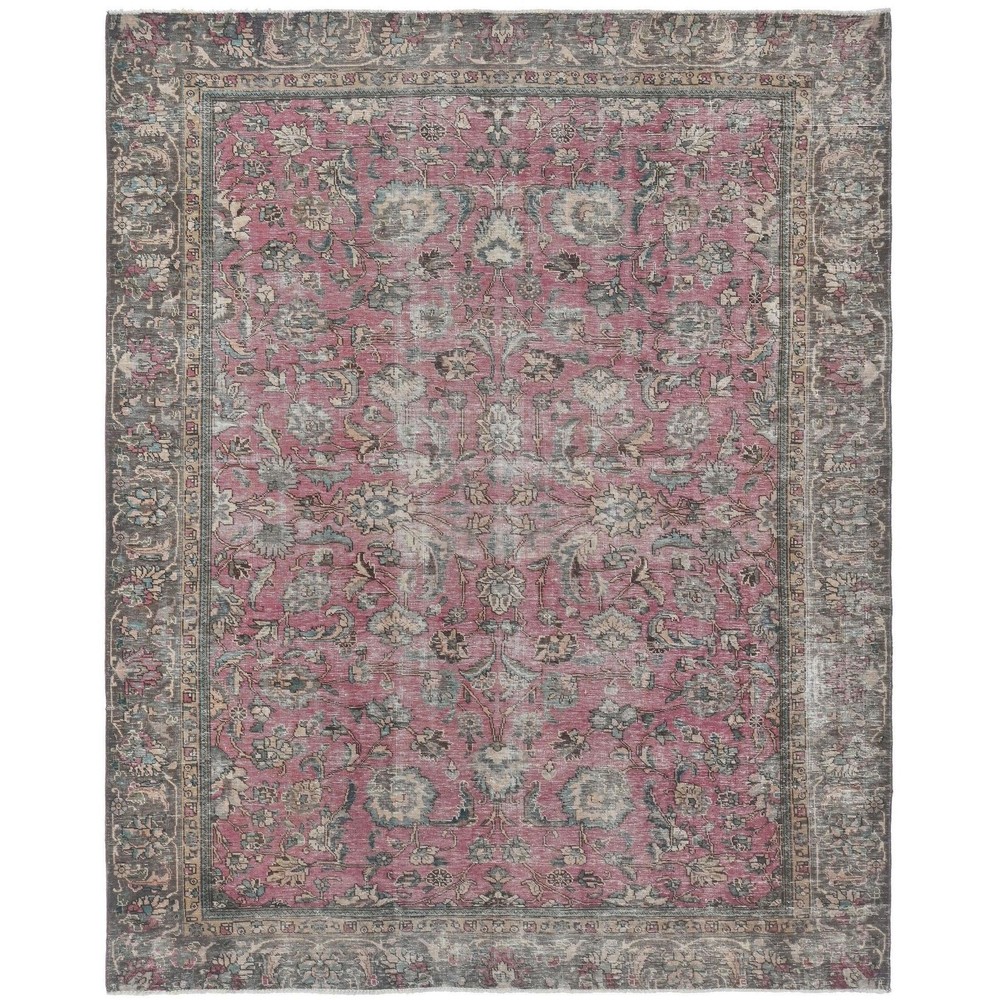 7'8" x 9'10" Sorella Vintage Hand-Knotted Wool Area Rug