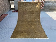 4’8×7’7 ft Antique Afghan Hand Knotted Wool Rug Distressed Tribal Area Carpet