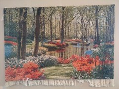 GENUINE TABRIZZ PICTORIAL TABLEAU RUG