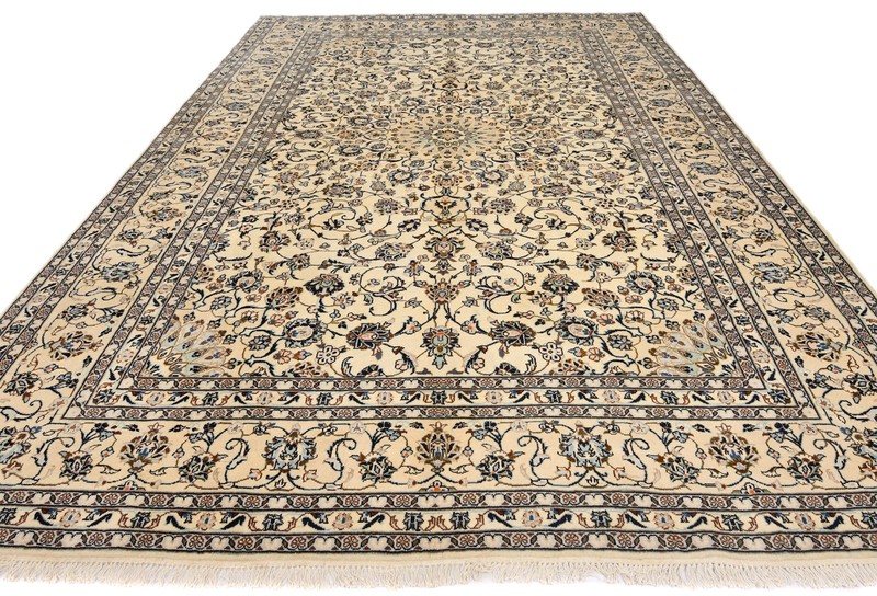 9X13 ft Large Handmade Vintage Oriental Rug Traditional Floral Medallion Carpet gallery
