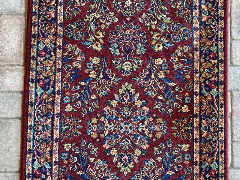 Karastan Rug 2’6”x 4’3” Red Sarouk Rug Series #700 Style 785 Wool Pile #2 SF gallery