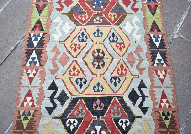 Turkish Rug 40'' x 67'' Fine Quality Konia Rug Home Decor Rug Flat Woven Rug gallery