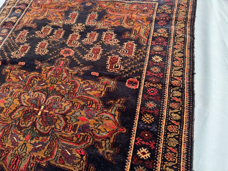 3x5 Afghan Hand Knotted Baluchi Wool Rug Vintage Medallion Oriental Area Carpet gallery