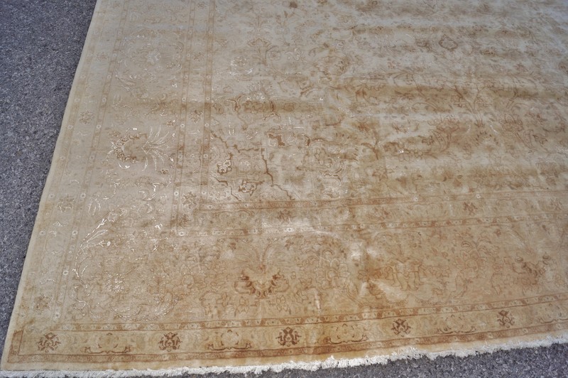 10x14ft Antique Handmade Washed out American Rug 60 Raj KPSI 400 gallery