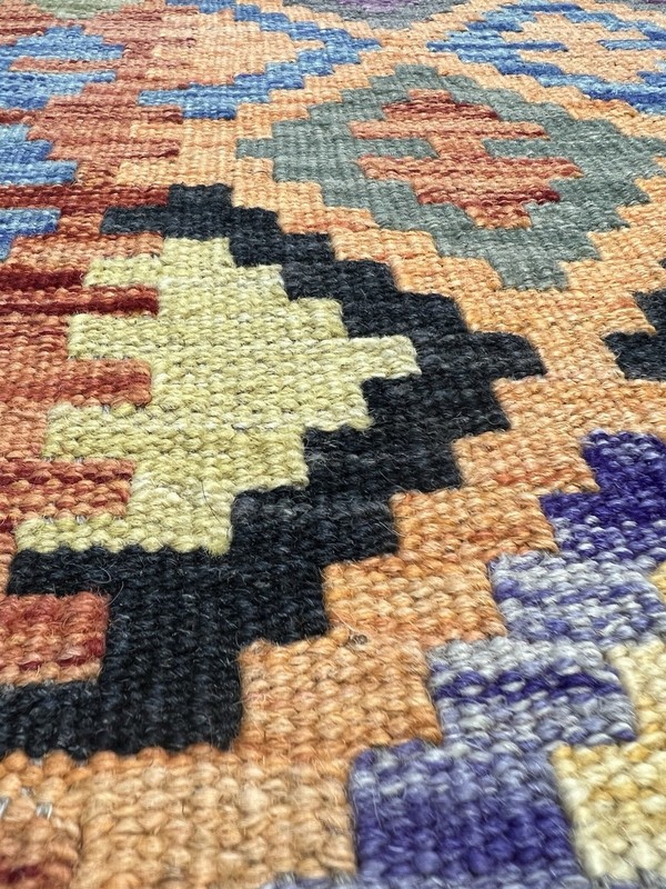Vintage Kilim Traditional Hand Made Oriental Wool Kilim 5ftx3.2ft 155cmx105cm gallery