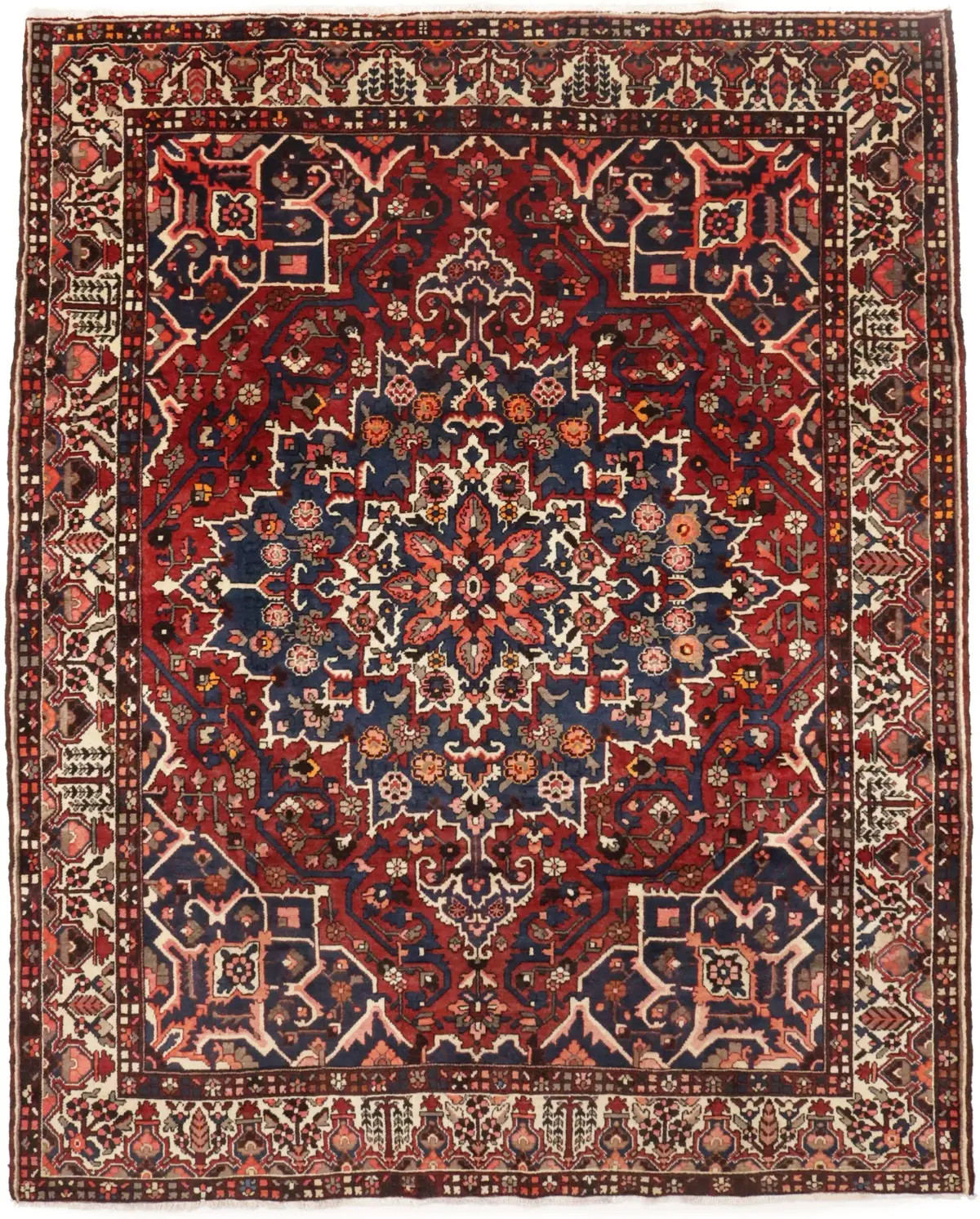 Handmade Vintage Oriental Rug Floral Style Farmhouse Living Room Carpet 10X12 ft gallery