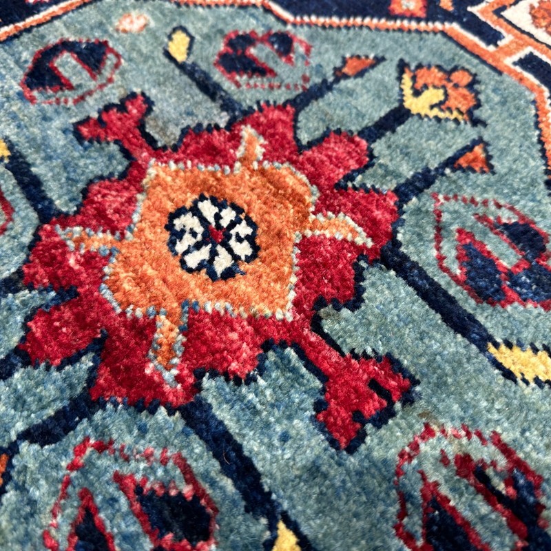Handmade (2'8" x 12'9") Boho Nomadic Tribal Afghan Oriental Wool Runner Rug gallery