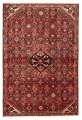 Vintage Hand-Knotted Carpet 3’8″ x 5’6″ Traditional Oriental Wool Area Rug