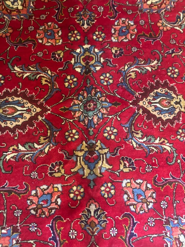 SIMI ANTIQUE. HAND MADE. 12X10 EXCELLENT CONDITION. FULL PILE.WITH SINGNR gallery