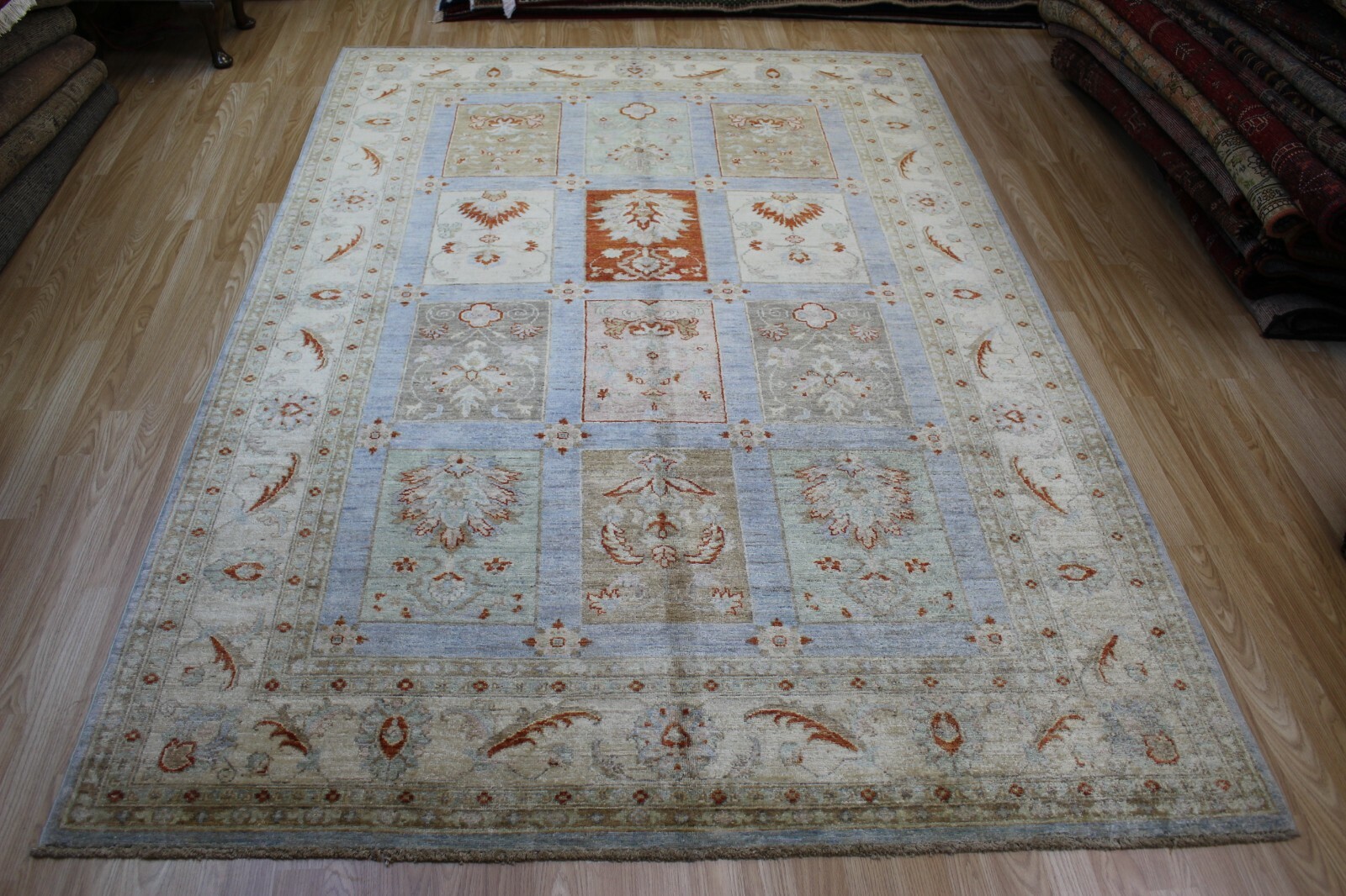 An Outstanding Handmade Persian Wool Garous Ziegler Garden Design Rug 245 x165cm gallery