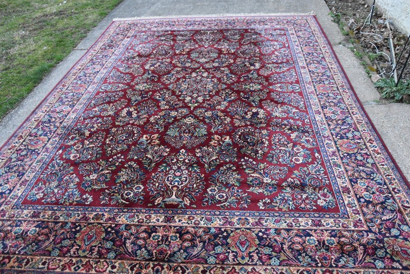 KARASTAN RUG Original Collection 700/785 RED SAROUK 8.8x12 Nice #KER55 gallery