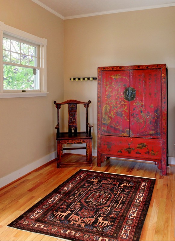 Traditional Vintage Hand-Knotted Area Rug 4'10" x 6'11" Oriental Wool Carpet gallery