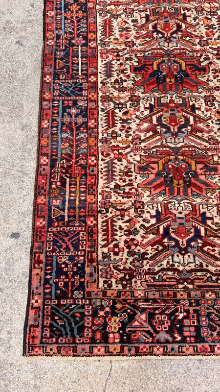 3'4'' X 6'7'' Vintage Carpet Natural Village Rug Handmade Rug.SKU:P1765 gallery