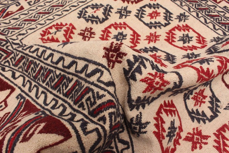 Vintage Hand Woven Area Rug 3'11" x 6'0" Traditional Wool Oriental Carpet gallery