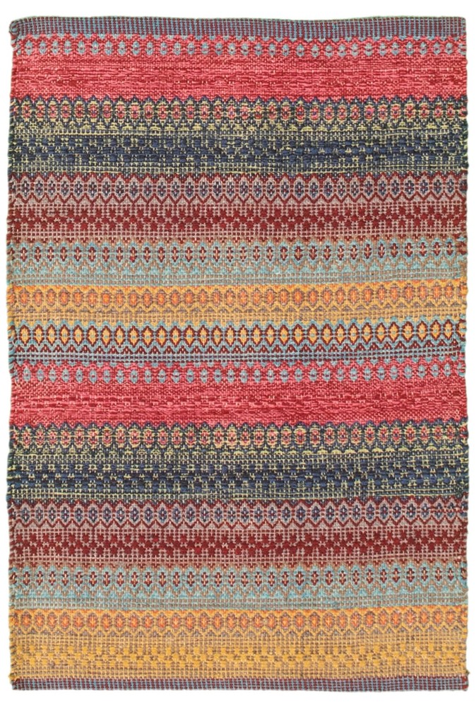 Vintage 2'0" x 3'0" Traditional Wool Hand Woven Oriental Area Rug