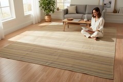 8 x 9’8 Gelim Nomadic Geometric Hand Woven Oriental Carpet Wool Area Rug 8 x 10