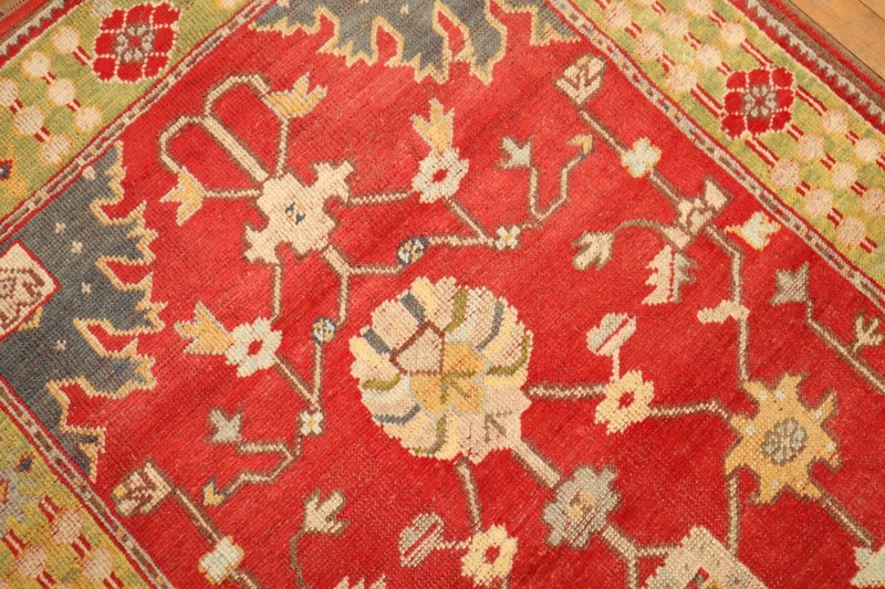 Antique Gorgeous Turkish Oushak Ushak Rug Size 3'11''x6'3'' gallery