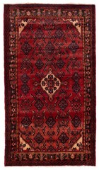 Vintage Hand-Knotted Area Rug 4’9″ x 8’4″ Traditional Wool Carpet