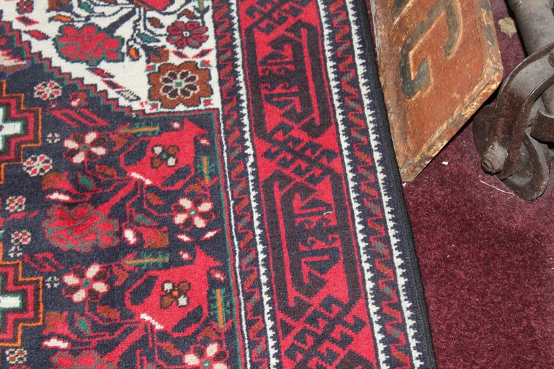 Afghan Belutch Baluchi Rug Carpet Red Tribal Designs 78" X 42" gallery