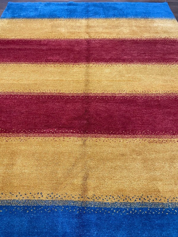 Fine Quality Handmade Nepalese Tibetan Modern Rug,Thick Pile,Natural Dyes 8'x11' gallery