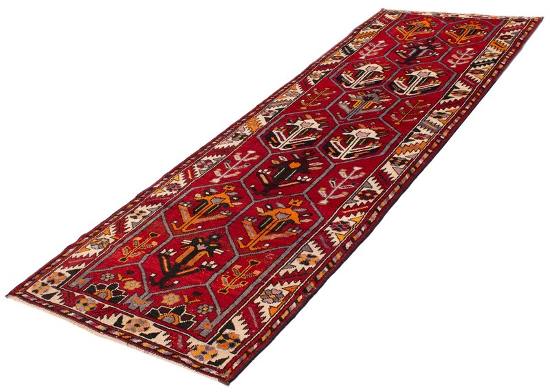 Vintage Traditional Hand-Knotted Area Rug 4'8" x 13'6" Oriental Wool Carpet gallery