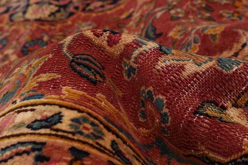 Vintage Hand-Knotted Carpet 9'8" x 12'4" Traditional Oriental Wool Area Rug gallery