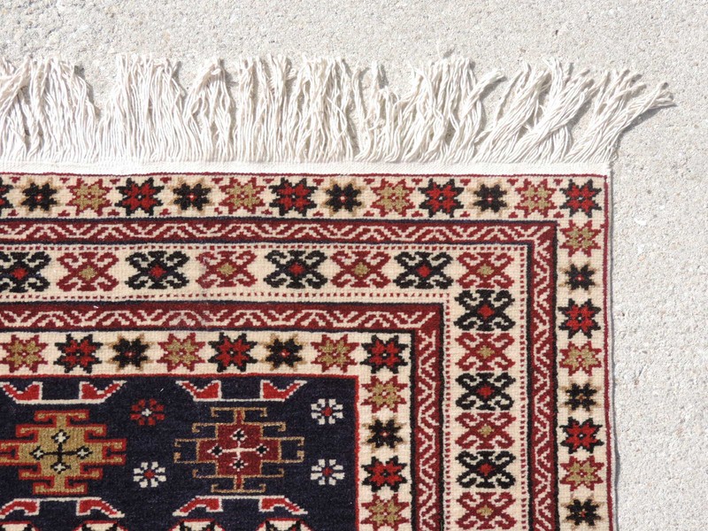 3x6ft. Handmade Caucasian Azerbaijan Wool Rug gallery