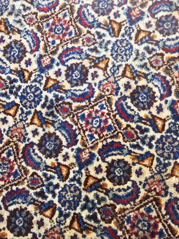 4.1 x 6 KAZAK ANTIQUE HERIZ RUG CAUCASIAN SERAPI OUSHAK KAZAK SHIRVAN gallery