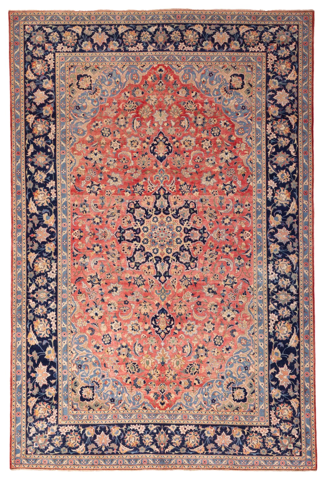 Traditional Vintage Hand-Knotted Area Rug 9'1" x 13'5" Oriental Wool Carpet gallery