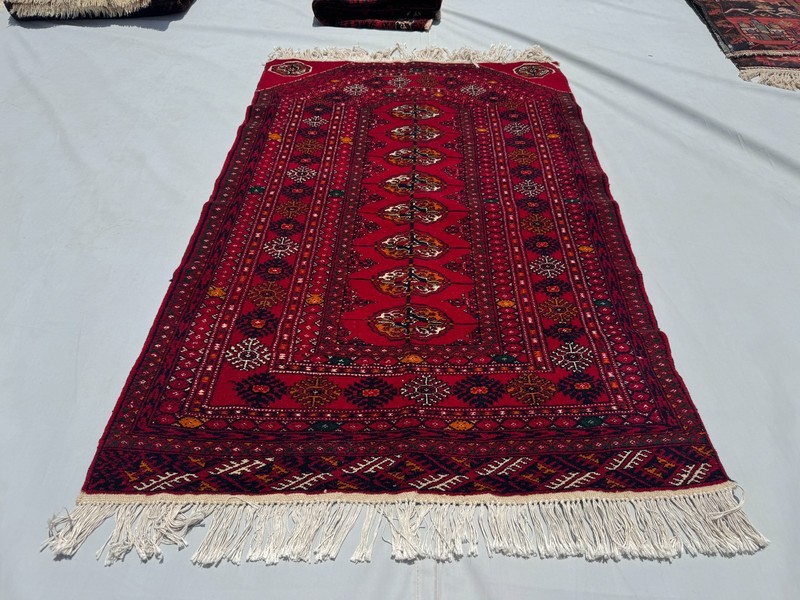 3x4 Hand Knotted Tribal Vintage Wool Area Rug Bokhara Traditional Persian Carpet gallery