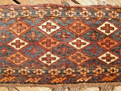 ANTIQUE 1890 EXCEPTIONAL TURKOMAN TORBA FULL PILE NICE GREEN
