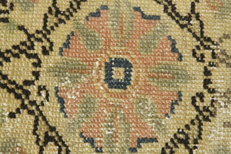2x7 Turkish Wool Runner Rug Hand-Knotted Vintage Oushak Rug Decor Carpet,1154 gallery