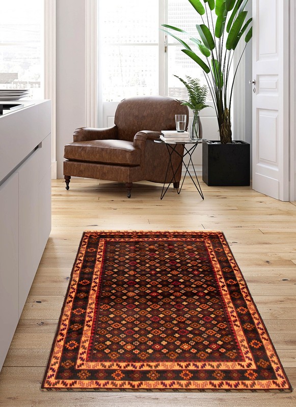 Traditional Vintage Hand-Knotted Area Rug 4'5" x 7'5" Oriental Wool Carpet gallery