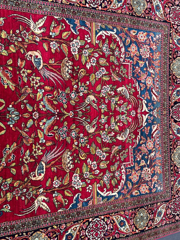 5X7FT EXCEPTIONAL SUPER FINE RUG Ca 1920- 70 RAJ gallery