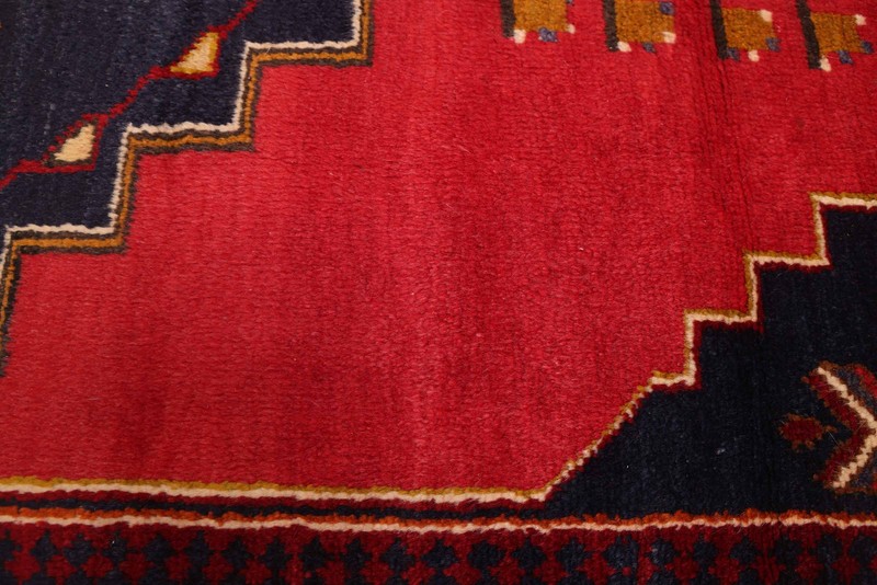 Vintage 3'7" x 6'7" Traditional Hand Knotted Vegetable Dye Wool Area Rug gallery