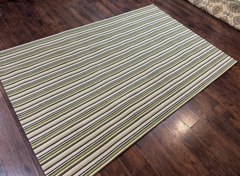 Stark Power Loomed Striped Rug 6x9, Multicolor Vintage Stark Carpet gallery