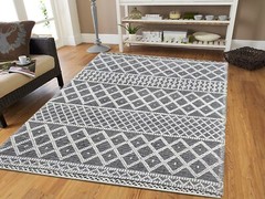3.3×5,4×6,6×9,5×6.7,2.6×4,2.3×5 Handmade Black Ivory Hand-Woven Area Rug