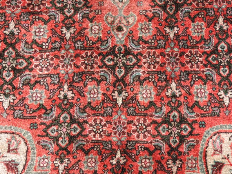 3x6ft. Vintage Sarouk Wool Rug gallery