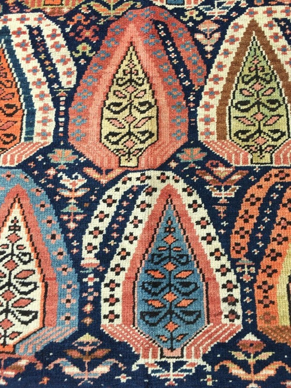 ANTIQUE CAUCASIAN ( GENDJE ) Runner LATE 19th CENTURY Size : 3' 10" x 9' 6" gallery