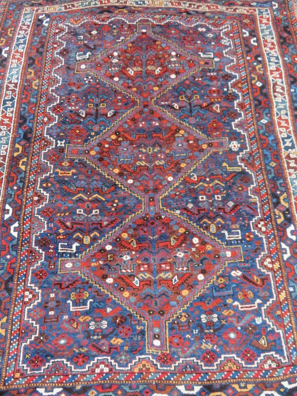 Antique Oriental Tribal Rug. 214cm x 167cm. gallery