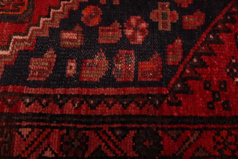 Vintage Hand-knotted Runner Rug 3'8" x 10'8" Traditional Oriental Wool Carpet gallery