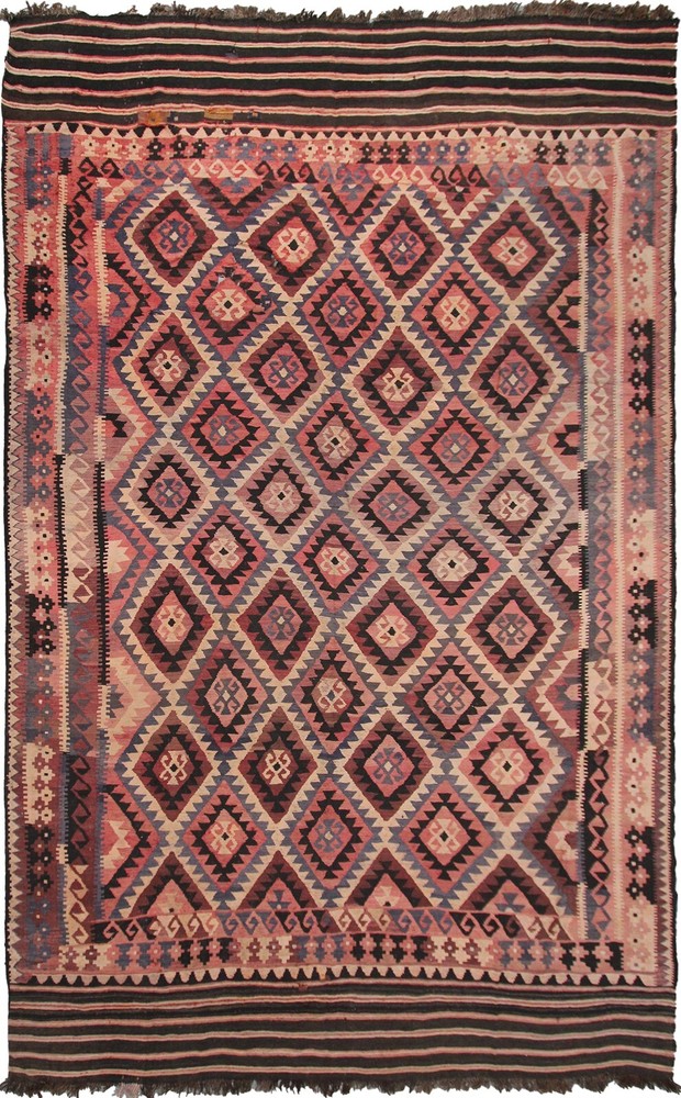 10x16 Antique Tribal Flatwoven Handmade Kilim Style Rug Geometric 310cm x 472cm