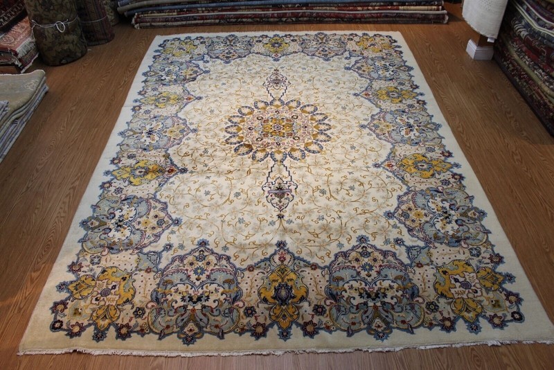 9'5"x12'8" Circa 1920's Antique Floral Design Oriental Rug Genuine Oriental Rug gallery