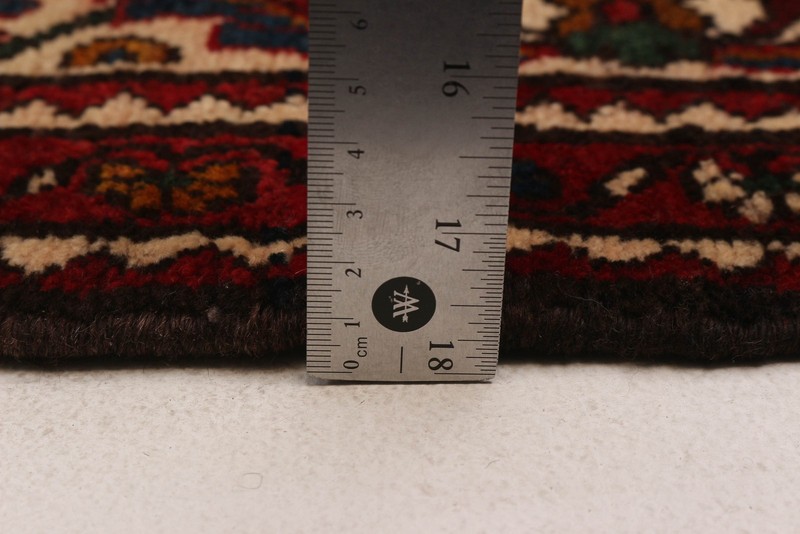 3'5" x 10'2" Vintage Hand-knotted Runner Rug Traditional Oriental Wool Carpet gallery